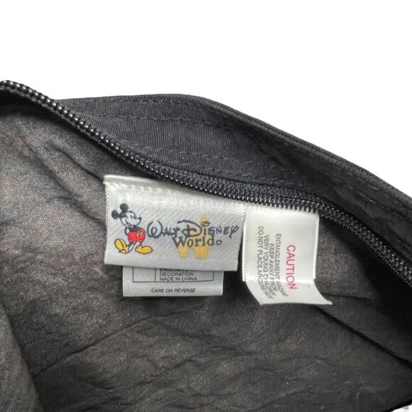 Vintage Walt Disney World Embroidered Black Travel Tote Bag Shoulder large EUC - Picture 6 of 6